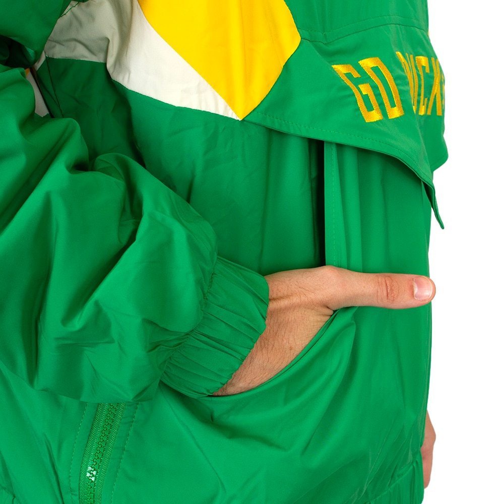 Interlocking UO, Green, Coat/Jacket, Polyester, Men, Portland Gear, Legacy, Anorak, 1/4-Zip, 986754